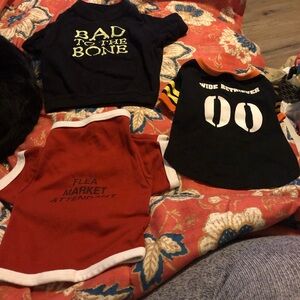 Bad to the Bone Dog Shirt - Black